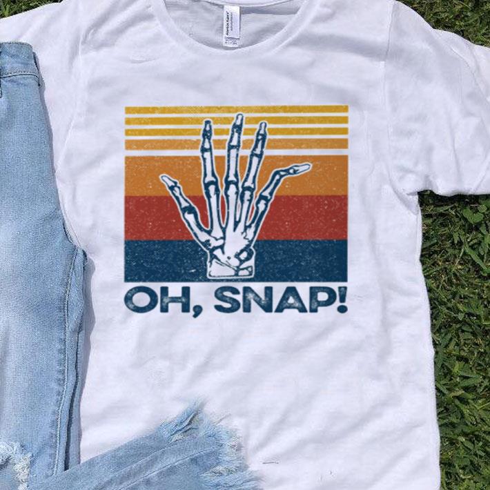 Vintage Skeleton Hand Othopedics Oh Snap shirt