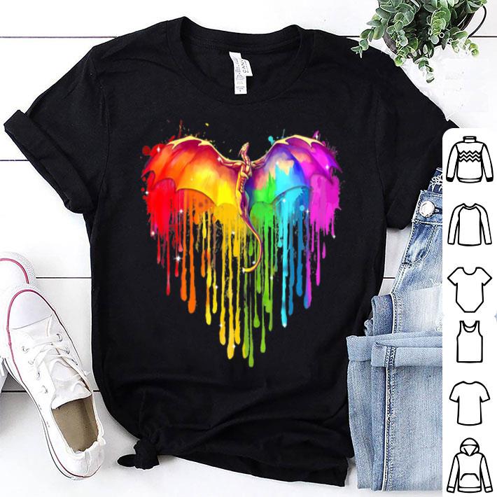 LGBT Dragon Heart LGBT Month shirt