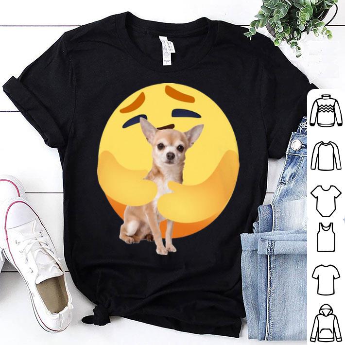 Facebook Care Emoji Hug Chihuahua Dog Lovers shirt