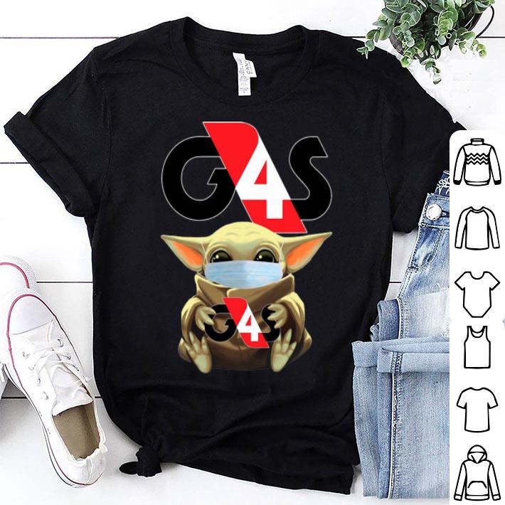 Star Wars Baby Yoda Face Mask Hug G4S Covid-19 shirt