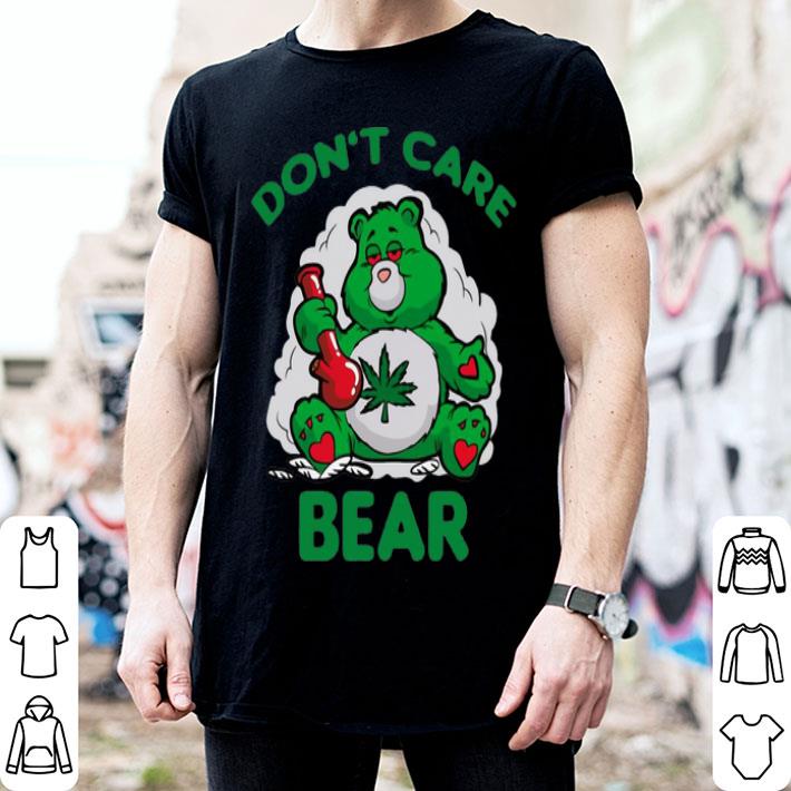 Don't Care Bear Smoking Weed shirt