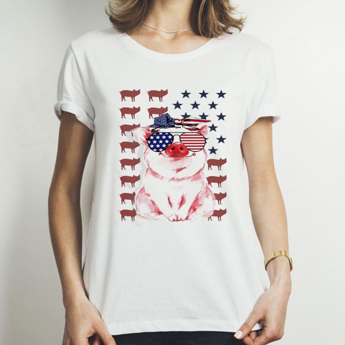 Pig American Flag 4th Of July Independence Day shirt, hoodie, sweater ...