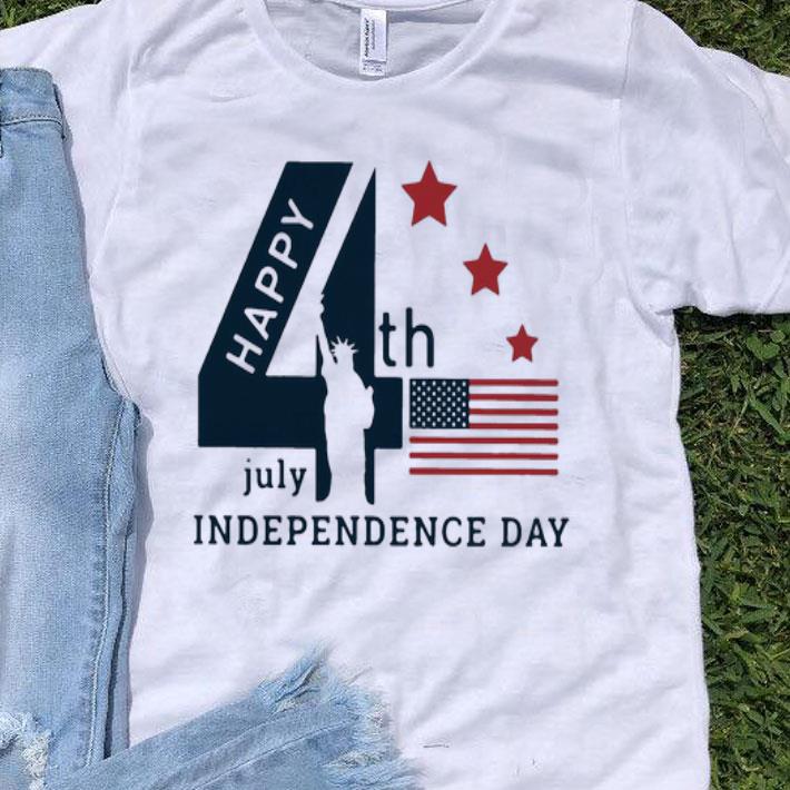Happy 4th July Independence Day Statue Of Liberty American Flag shirt