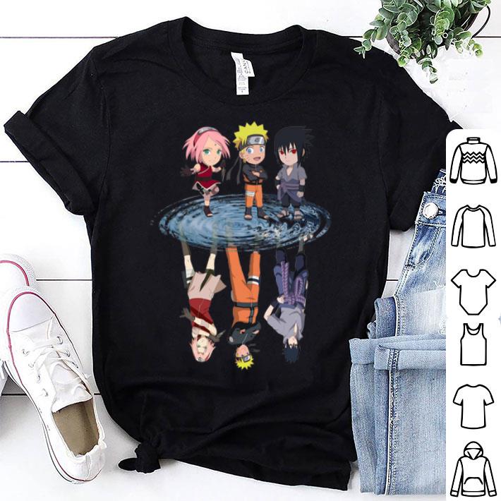 Haruno Sakura Uzumaki Naruto Uchiha Sasuke Water Reflection shirt