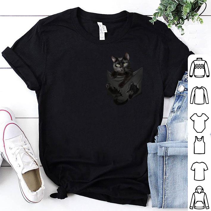 Black Cat In Pocket shirt