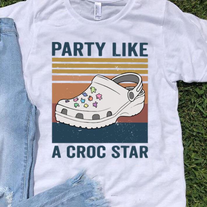 Vintage Party Like A Croc Star shirt