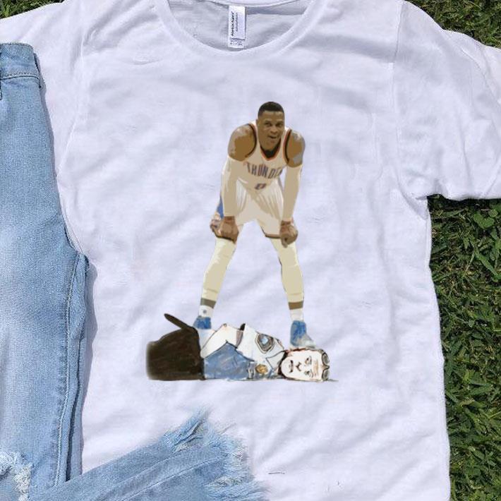 Russell Westbrook Standing On Police Justice For George Floyd shirt