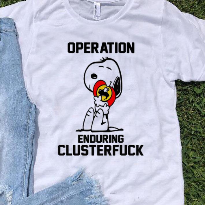Snoopy Buffalo Wild Wings Operation Enduring Clusterfuck shirt