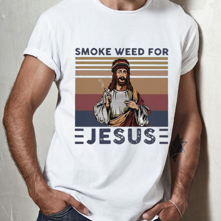 Vintage Smoke Weed For Jesus shirt