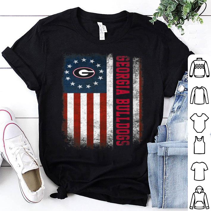 Georgia Bulldogs Betsy Ross Flag shirt