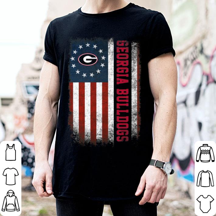 Georgia Bulldogs Betsy Ross Flag shirt