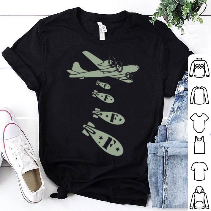 Bomber Dropping Bombs shirt