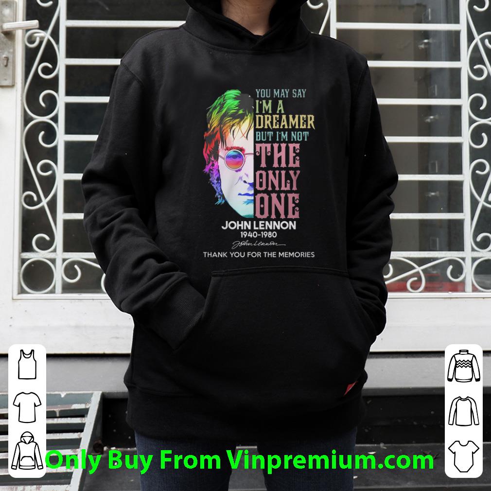 Pretty John Lennon 1940-1980 Signature Thank You For The Memories shirt