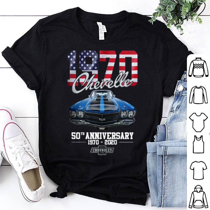 Chevelle 1970-2020 50th Anniversary Chevrolet American Flag shirt