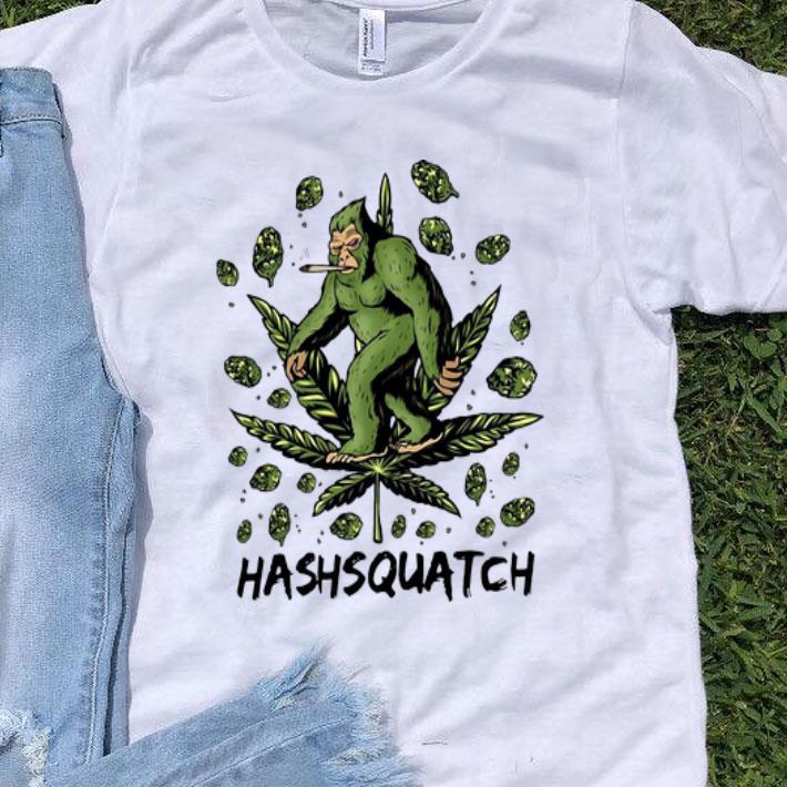 Hashsquatch Bigfoot Smoking Weed shirt