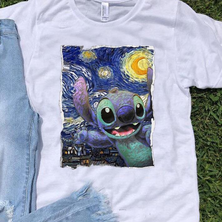 Stitch Starry Night Van Gogh shirt