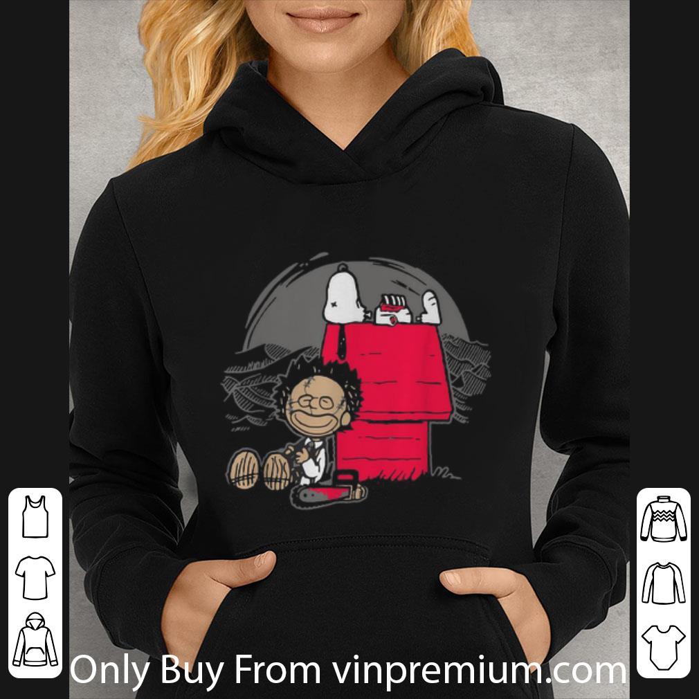 Great Leatherface And Snoopy's House.png shirt