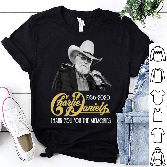 Charlie Daniels 1936-2020 Thank You For The Memories shirt