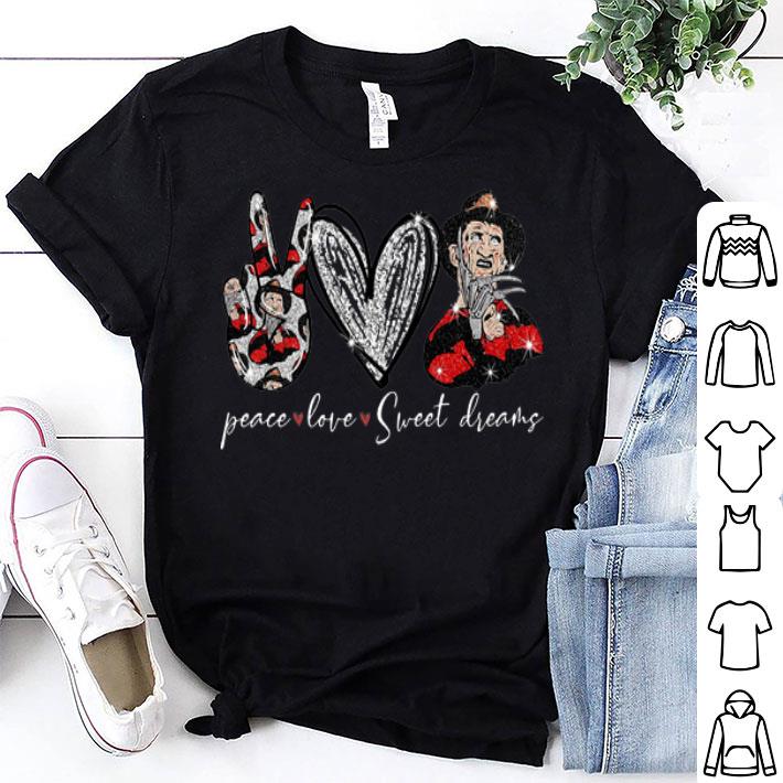 Peace Love Sweet Dreams Freddy Krueger shirt