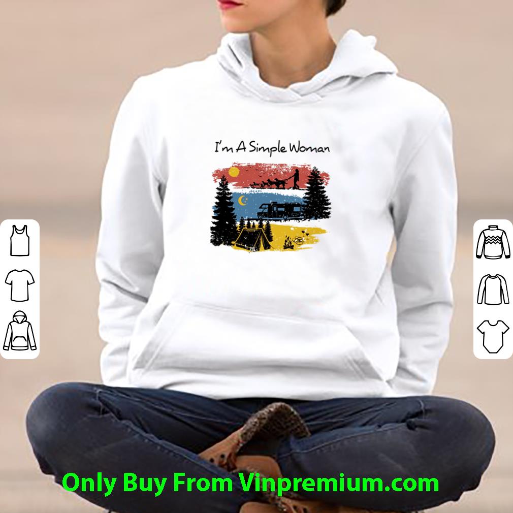 Nice I Am A Simple Woman I Like Camping shirt 7 Nice I Am A Simple Woman I Like Camping shirt