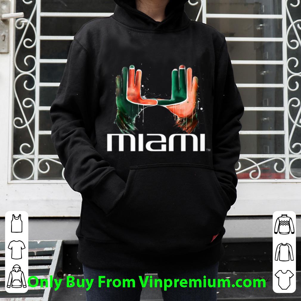Great The Hand Miami Hurricanes shirt