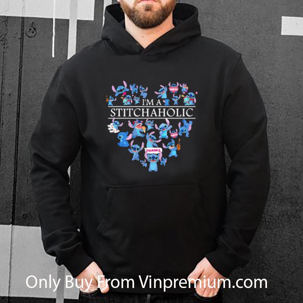 Premium I’m A Stitch Aholic Heart Lover Disney shirt