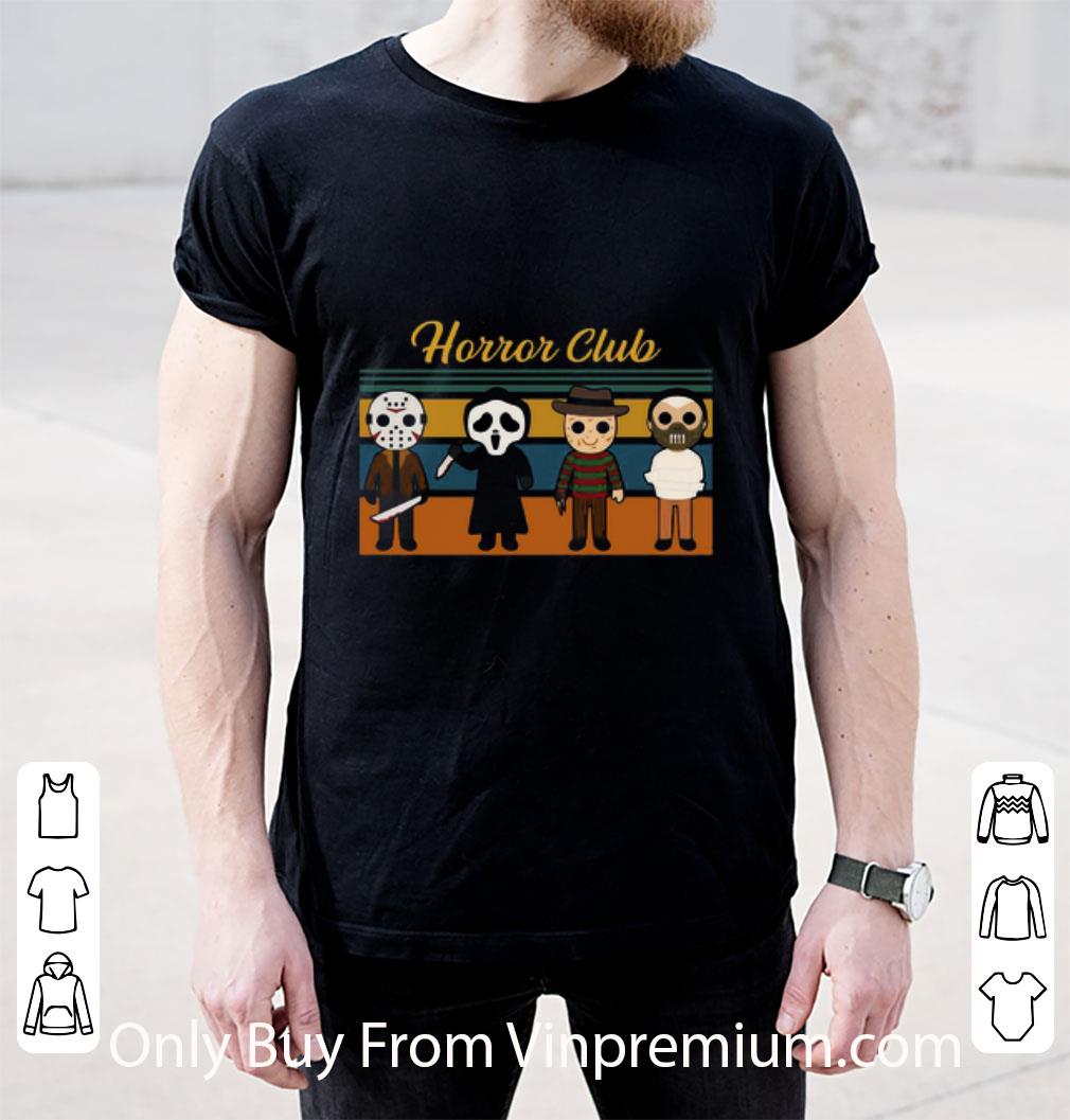 Pretty Horror Character Horror Club Halloween Vintage shirt 2