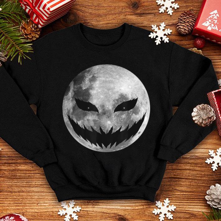 Pretty Jack O Lantern Scary Moon Halloween Costume Kids Youth shirt