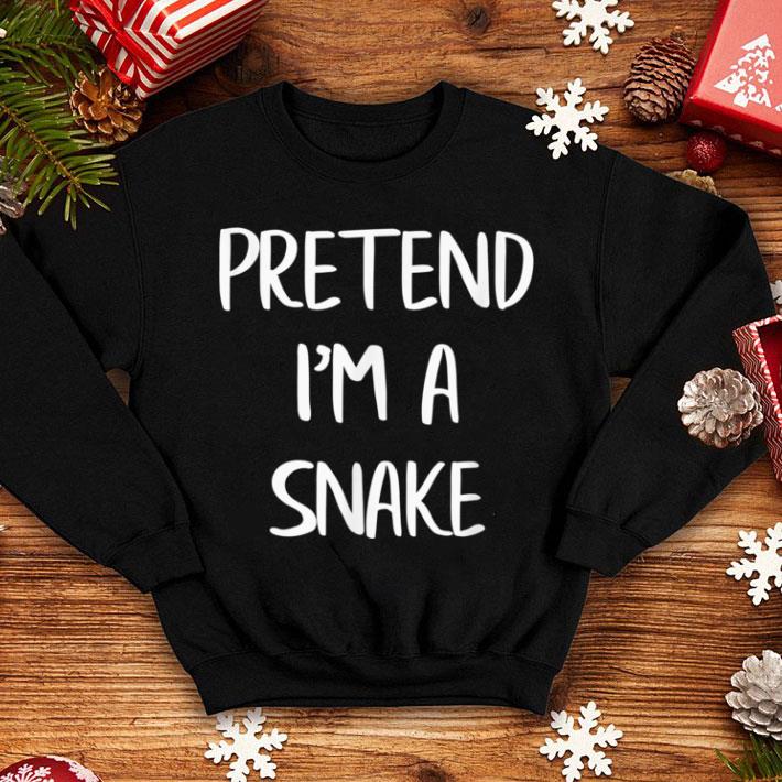 Premium Pretend I'm A Snake Funny Lazy Halloween Costume Party shirt