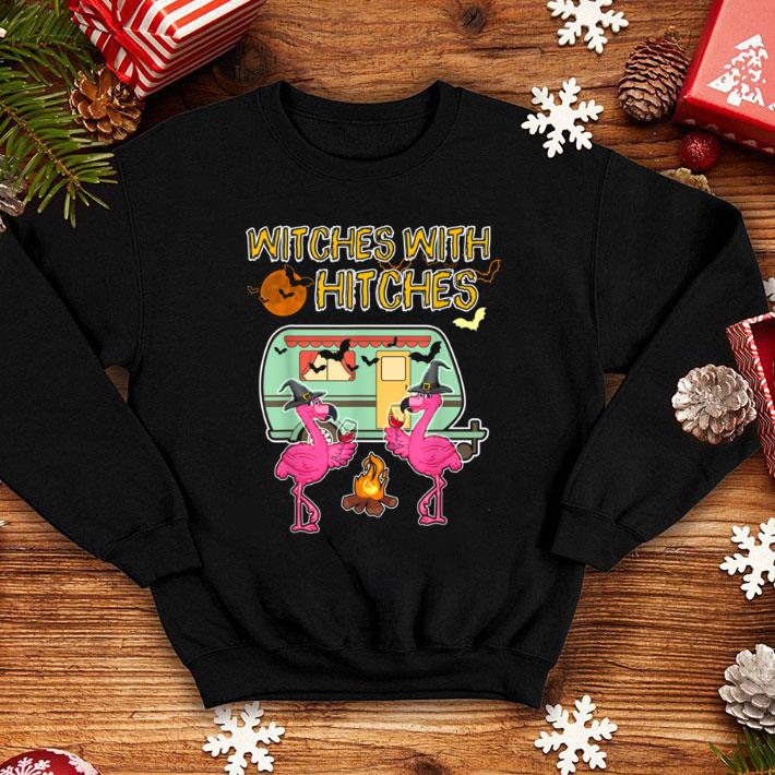 Premium Halloween Flamingo Witches With Hitches Wine Lover shirt 7 Premium Halloween Flamingo Witches With Hitches Wine Lover shirt