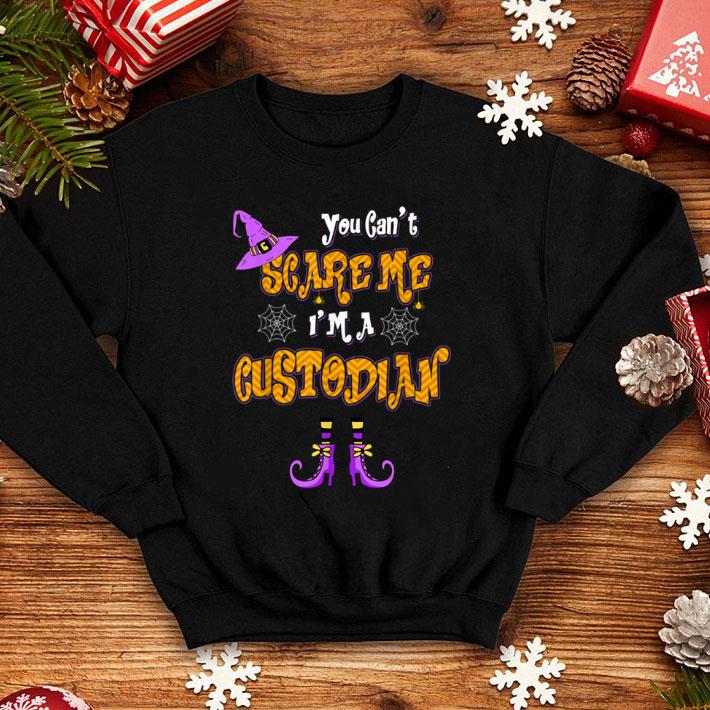 Premium You Can't Scare Me I'm Custodian Halloween shirt