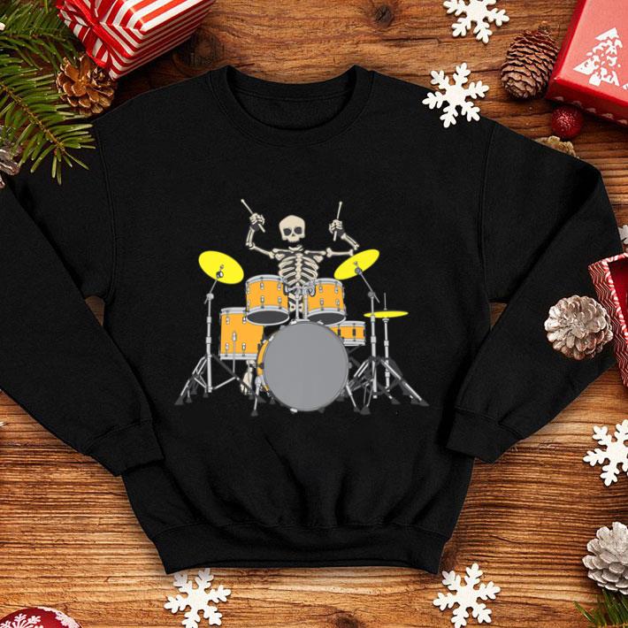 Original Halloween Skeleton Playing Drum Cute Funny Drums shirt 7 Original Halloween Skeleton Playing Drum Cute Funny Drums shirt