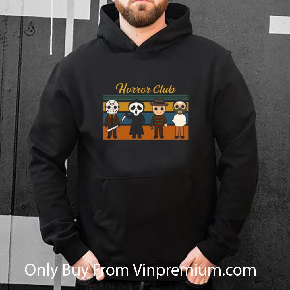 Pretty Horror Character Horror Club Halloween Vintage shirt