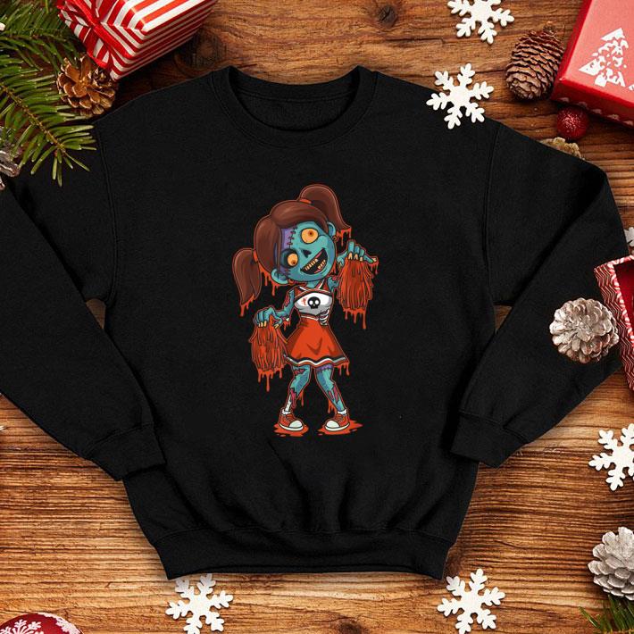 Hot Zombie Cheerleader Halloween Trick or Treating shirt