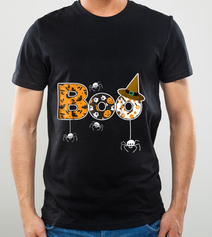 Original Boo Halloween plus Witch Hat And Spiders shirt 7 Original Boo Halloween plus Witch Hat And Spiders shirt