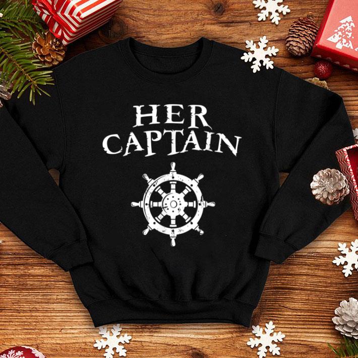 Official Mens Her Captain Funny Halloween Couples Matching shirt