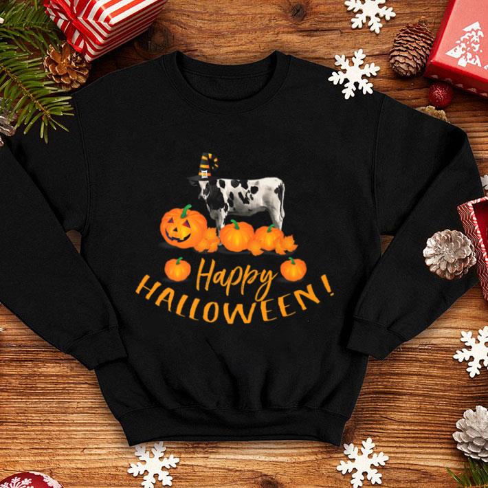 Pretty Happy Halloween Holstein Cow for Cow Lovers shirt 7 Pretty Happy Halloween Holstein Cow for Cow Lovers shirt