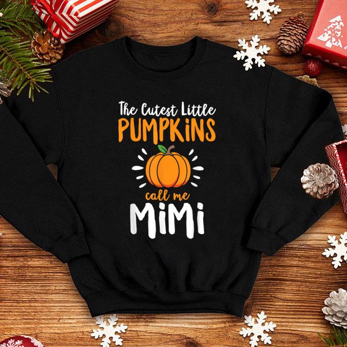 Official The Cutest Little Pumpkins Call Me Mimi Funny Halloween shirt