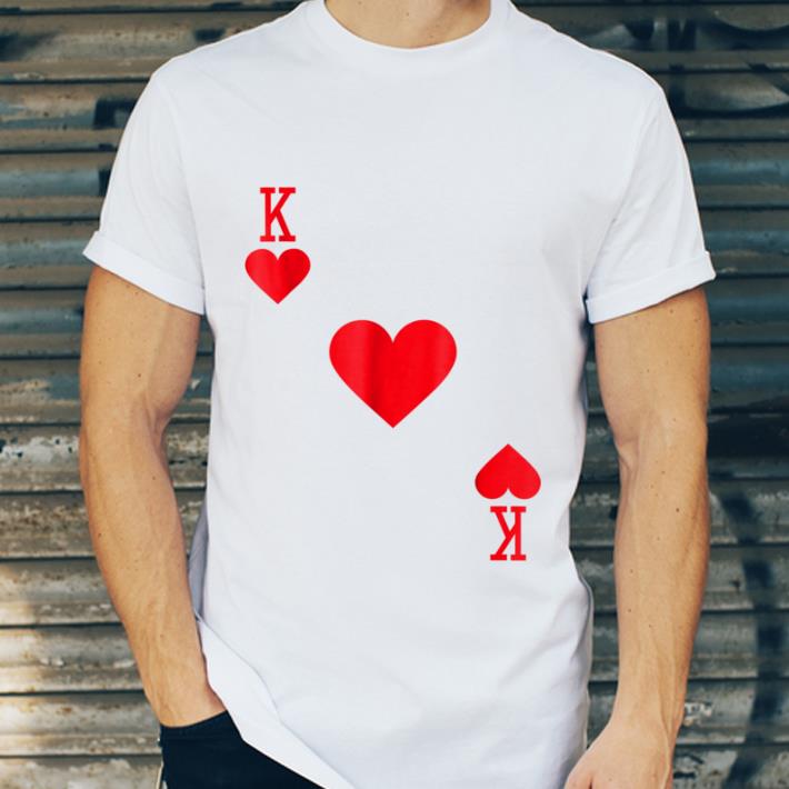 Premium King of Hearts Costume Halloween Deck of Cards shirt