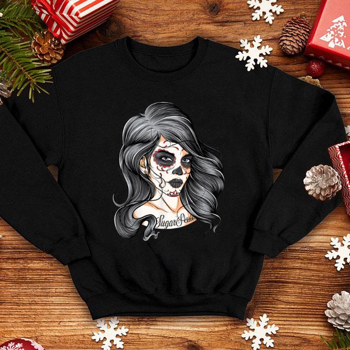 Official Dia de los Muertos Sugar Skull Day of the Dead Halloween shirt