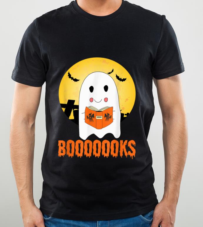 Hot Boooooks Halloween Boo read Books Ghost reading books funny shirt 7 Hot Boooooks Halloween Boo read Books Ghost reading books funny shirt
