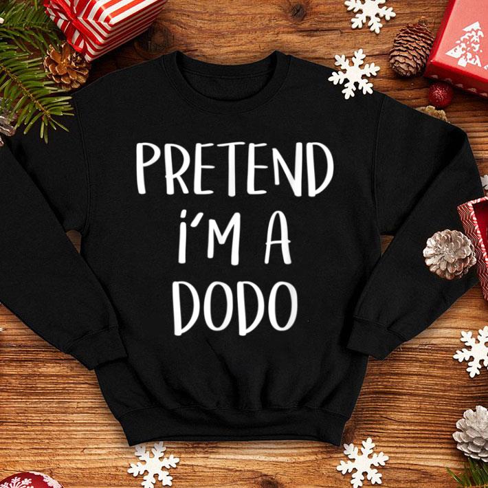 Pretty Pretend I'm A Dodo Bird Costume Funny Halloween Party shirt