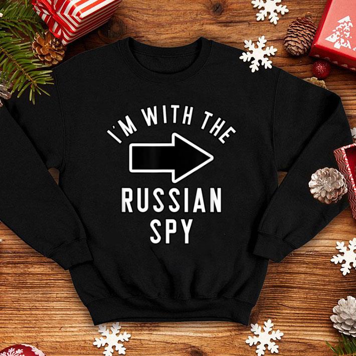 Original Couples Halloween Costume I'm With The Russian Spy shirt