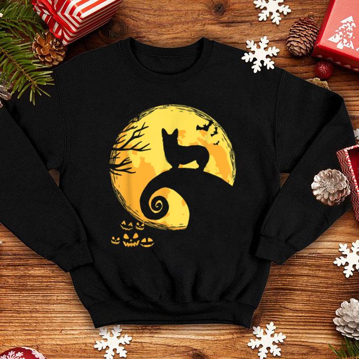 Top Funny Corgi And Moon Halloween Costume shirt