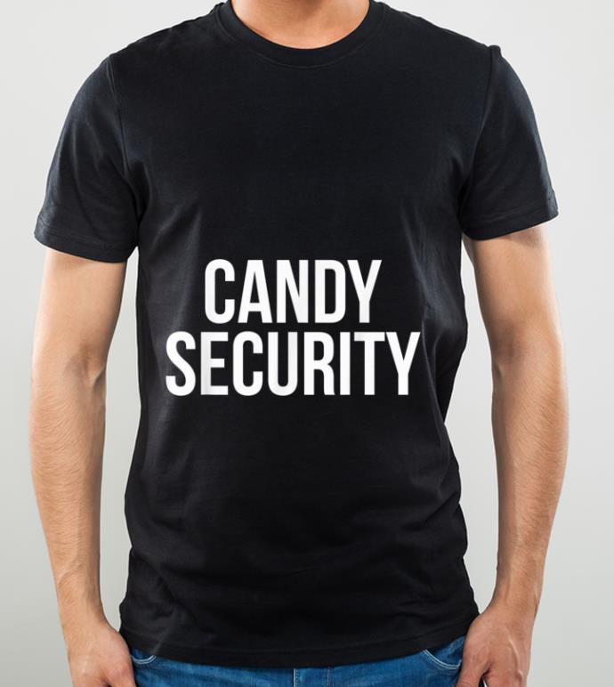 Premium Candy Security Funny Parents Halloween Costume shirt