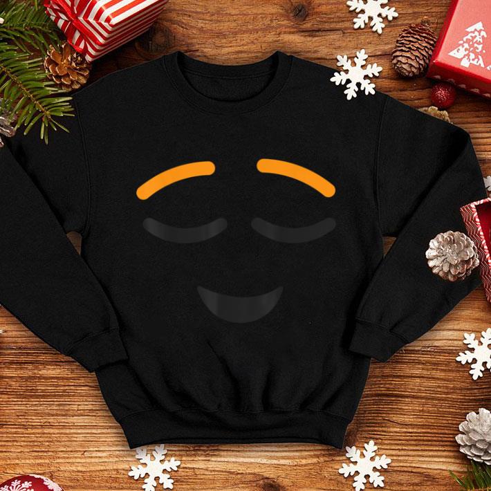 Pretty Relieved Face Emoji Easy Lazy Group Halloween Costume shirt