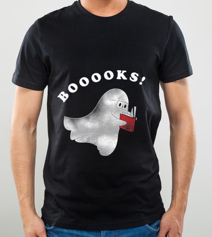 Top Booooks! Ghost Reading Books Halloween shirt