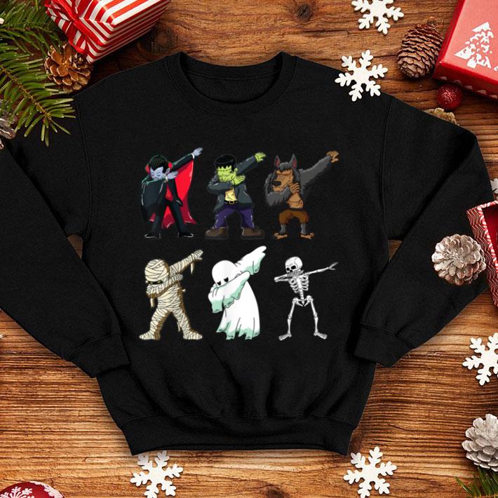 Great Dabbing Monsters Skeleton Mummy Halloween Dab Costume shirt 7 Great Dabbing Monsters Skeleton Mummy Halloween Dab Costume shirt
