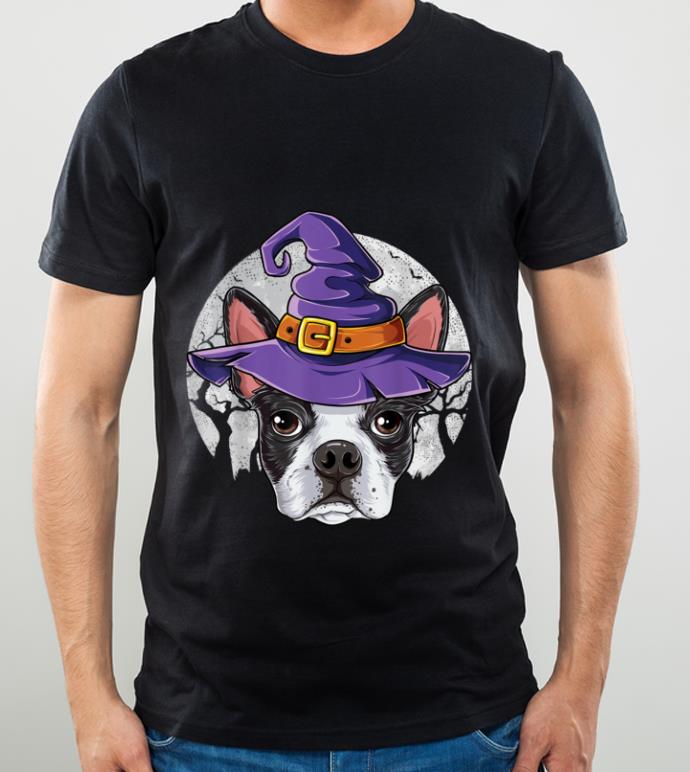 Premium Boston Terrier Witch Halloween Kids Girls Women Dog shirt 7 Premium Boston Terrier Witch Halloween Kids Girls Women Dog shirt