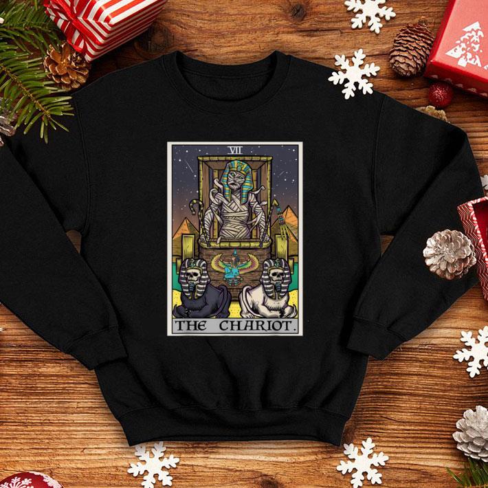 Top The Chariot Tarot Card Mummy Halloween Gothic Witchs shirt 7 Top The Chariot Tarot Card Mummy Halloween Gothic Witchs shirt